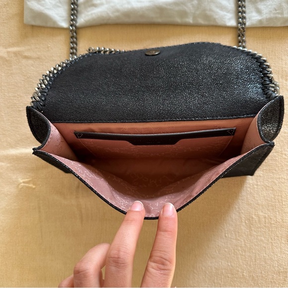 Stella McCartney Falabella Mini Shoulder Bag- Black - Picture 6 of 6